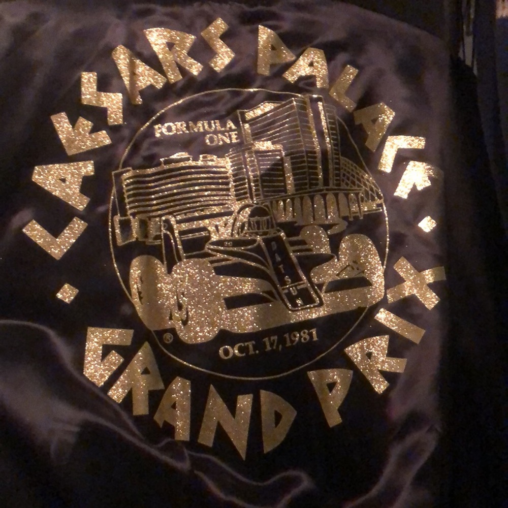 Vintage 1981 Formula 1 F1 Caesars Palace Grand Prix Mens Jacket